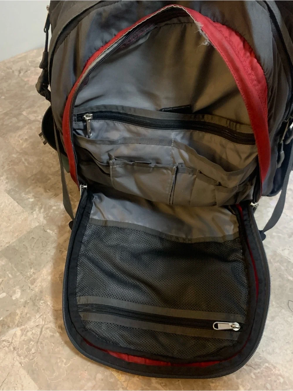 The North Face Surge Backpack Northface Bag School College Hiking Worn